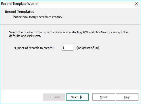 Record Templates